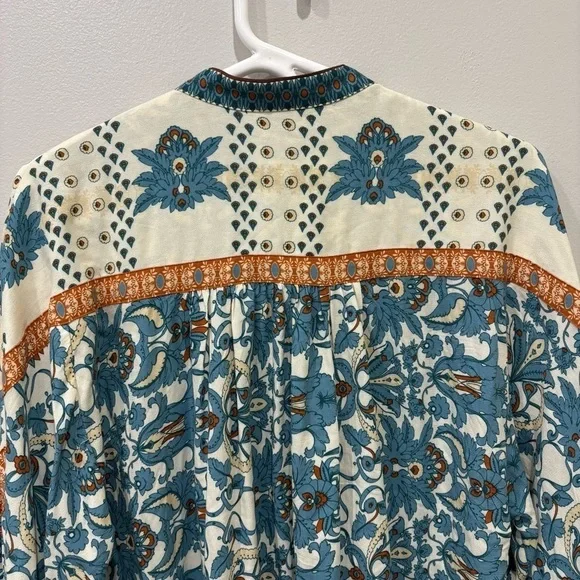 Anthropologie Floral Button Down Top Women’s Size Small - Picture 9 of 13
